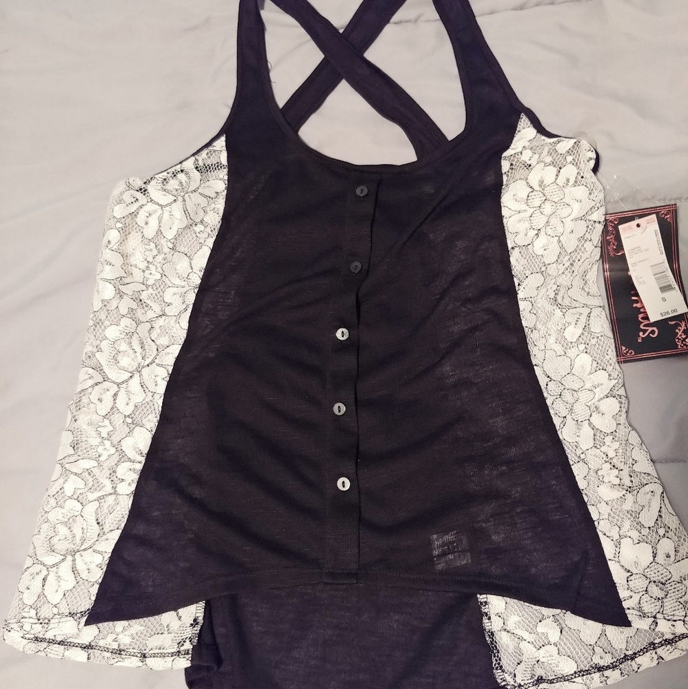 Lace tank top